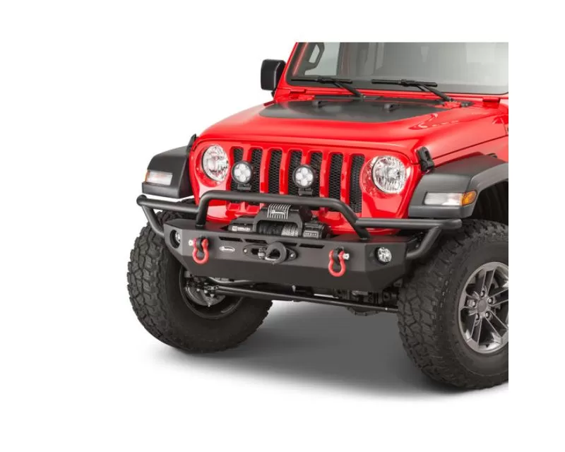 Quadratec QRC Front Winch Ready Bumper Full Width Jeep Gladiator JT |  Wrangler 2018-2021